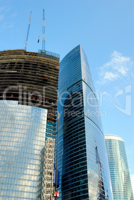 Construction of skyscrapers of the international business centre