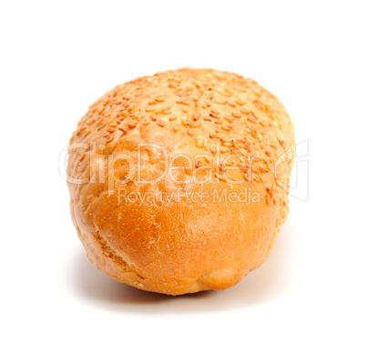 french bread isolated on white