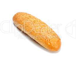 french bread isolated on white