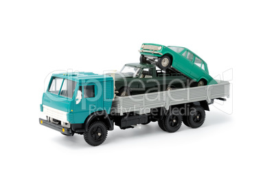 transportation of toy cars for disposal