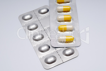capsules with a medicine