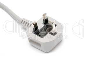 electrical plug isolated on white