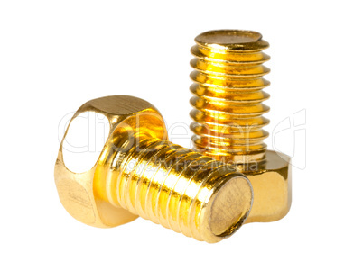 two gold screw