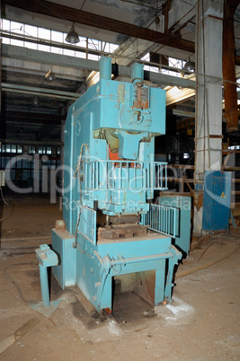 The old metalcutting machine tool.