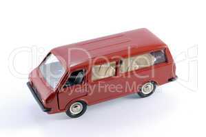Collection scale model of the car Minibus