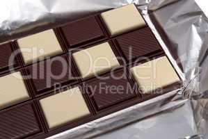 food collection - black and white chocolate