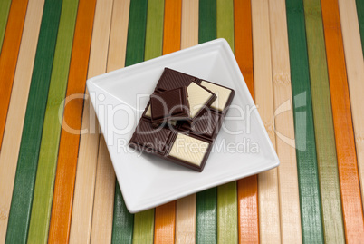 food collection - black and white chocolate