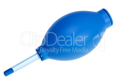 blue rubber air blower pump dust cleaner