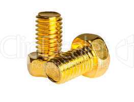 two gold screw