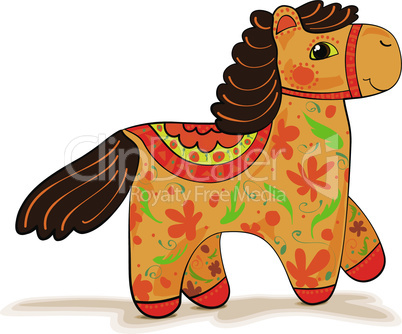 decorativnaya figurka of horse.eps