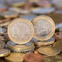 1 Euro Münze aus Irland