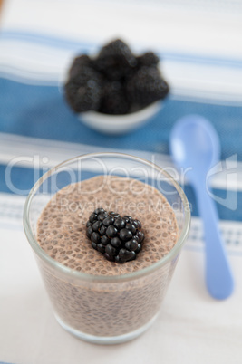 Chia Pudding mit Beeren