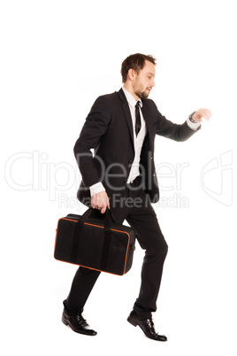 businessman running