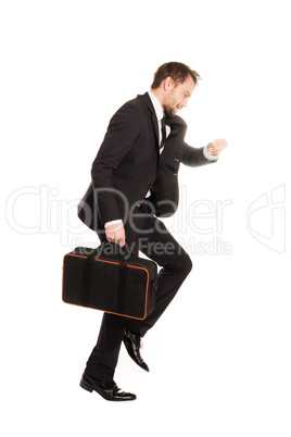 businessman running