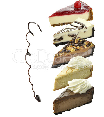 cheesecake slices