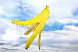 empty banana peel