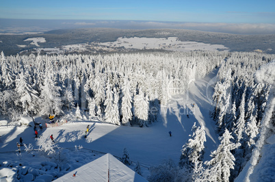 Skipiste am Ochsenkopf