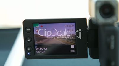 Portable car dvr digital video recorder