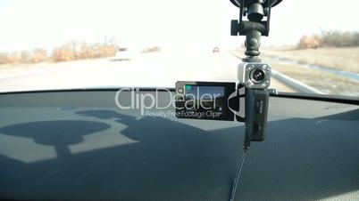 Portable car dvr digital video recorder