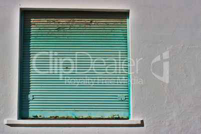 old window roll shutter