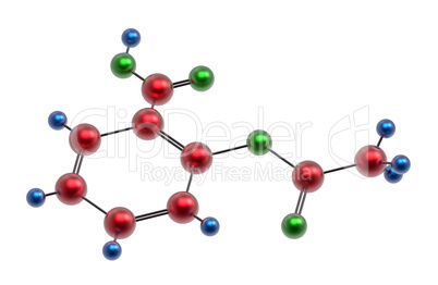 molecule of aspirin