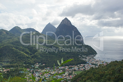 Deux Pitons, Saint Lucia, Karibik