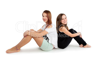 two young girlfriends two young girlfriends