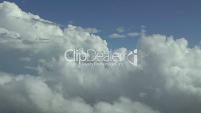 Above the clouds, HD aerial footage.