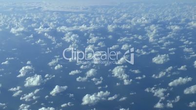 Above the clouds, HD aerial footage.