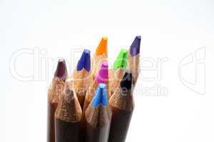 colour pencils isolated