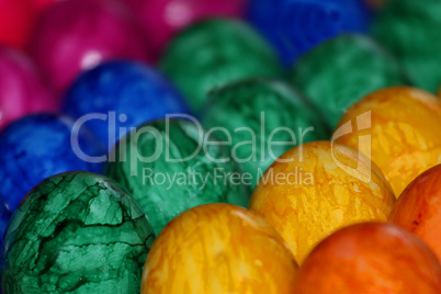 colorful easter eggs