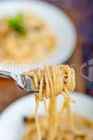 italian pasta and mushroom sauce