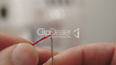 threading needle macro
