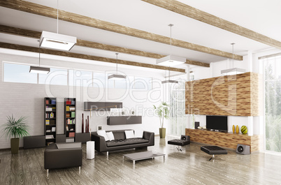 interior of modern living room