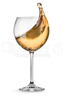 Moving white wine