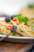 italian pasta and mushroom sauce