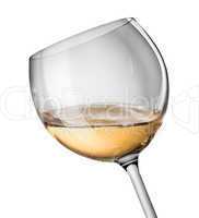 Wave in wine glass