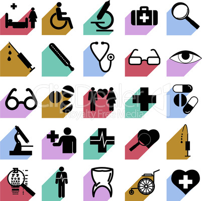 Medicine symbols.