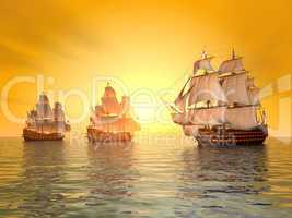 Die Seeschlacht von Trafalgar