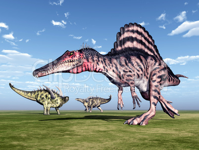 Spinosaurus und Gigantspinosaurus