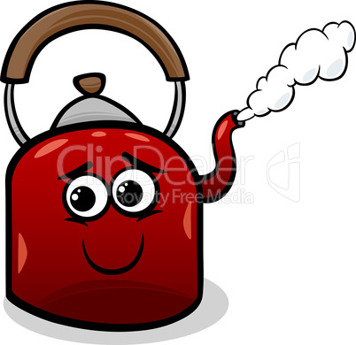 kettle and steam cartoon illustration kettle and steam cartoon illustration