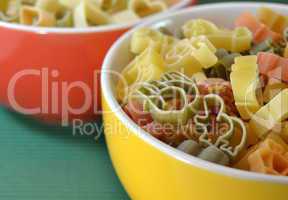 Italian Vegetable Pasta, closeup