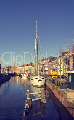 groningen harbour - vintage