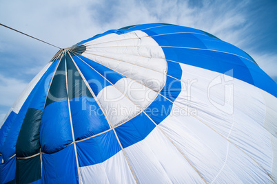 blue balloon in the blue sky