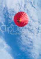 red balloon in the blue sky