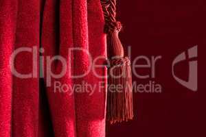 red theatre curtain