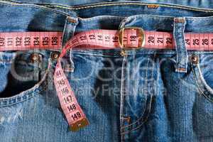 jeans and centimeter