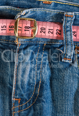 jeans and centimeter