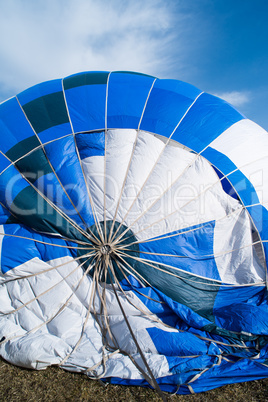 blue balloon in the blue sky