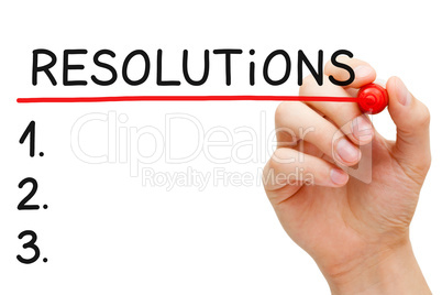 resolutions list